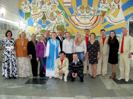 На областном фестивале "Напев земли моей"